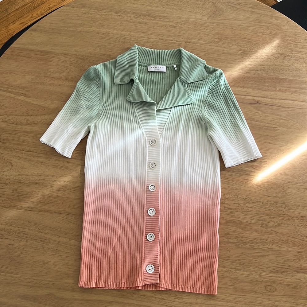 Sandro Elvis Knit Top size 2